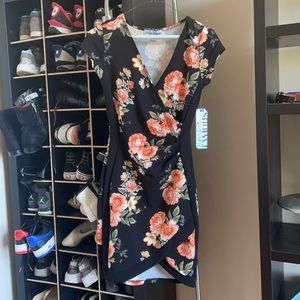 Floral short dress
